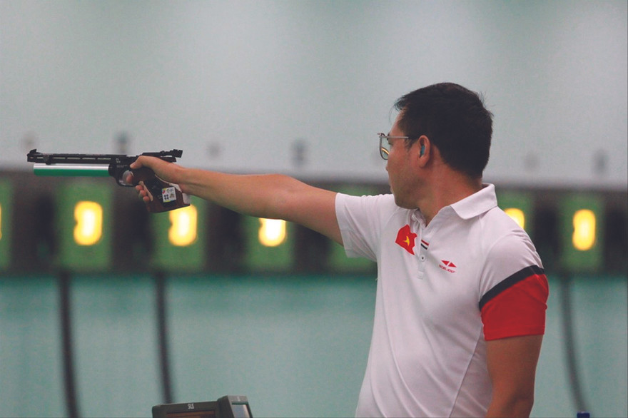 Xạ thủ Hoàng Xuân Vinh ảnh :CTV 