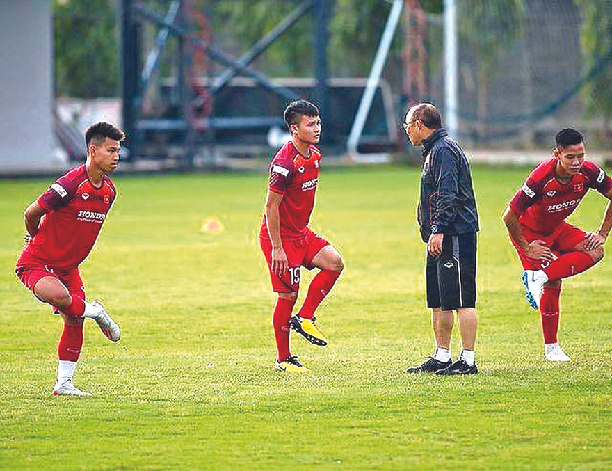 Virus corona ít nhiều ảnh hưởng đến kế hoạch tập luyện của đội tuyển Việt Nam