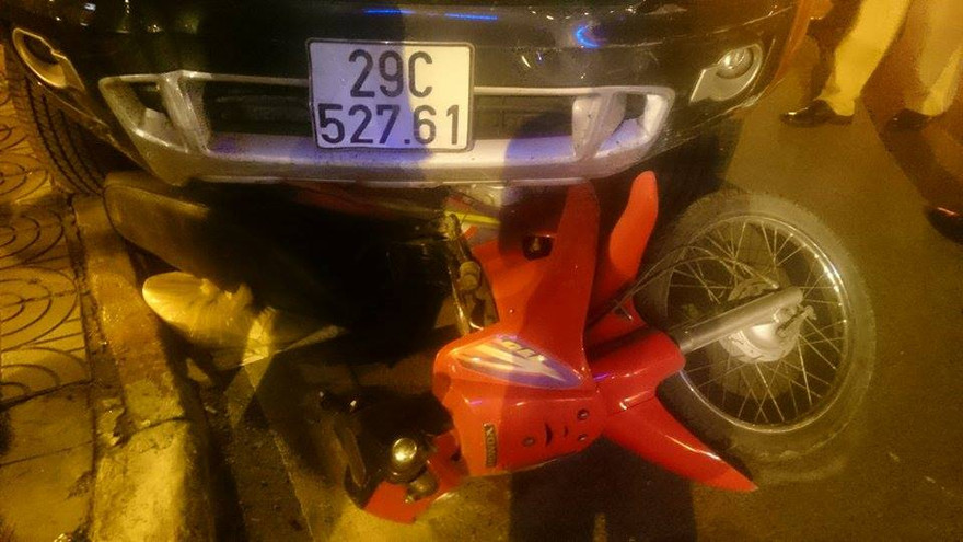 Hiện trường vụ tai nạn. Ảnh: Thanh Hà