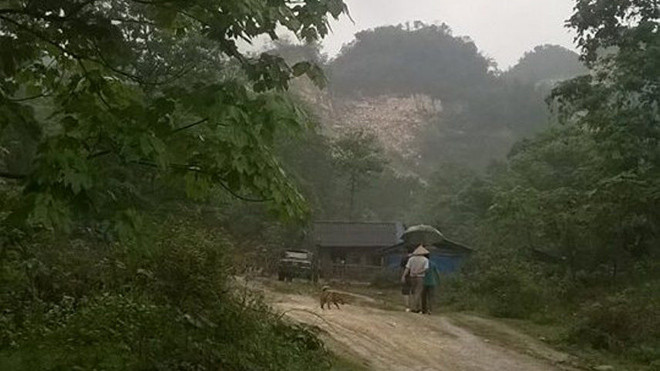 Điểm xây dựng bãi xử lý rác thải ở huyện Quỳ Hợp vẫn chưa nhận được sự đồng thuận của người dân. Ảnh: Bảo An