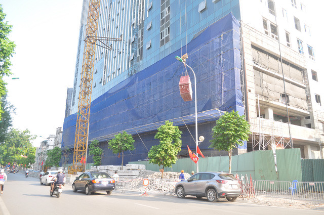 Công trình 8B Lê Trực. Ảnh: Dân Trí