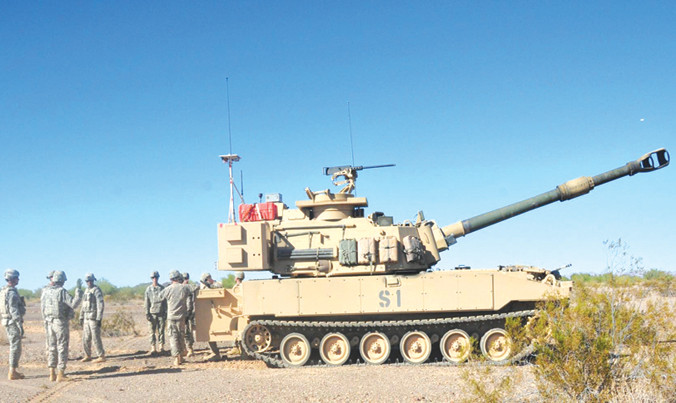 Pháo tự hành Paladin của quân đội Mỹ. Ảnh: army.mil