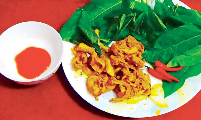 Thịt chua xứ Mường Thanh Sơn. Ảnh: A.M