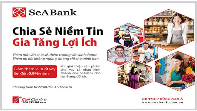 SeaBank triển khai chương trình ưu đãi cho vay hẫn dân “chia sẻ niềm tin - gia tăng lợi ích“