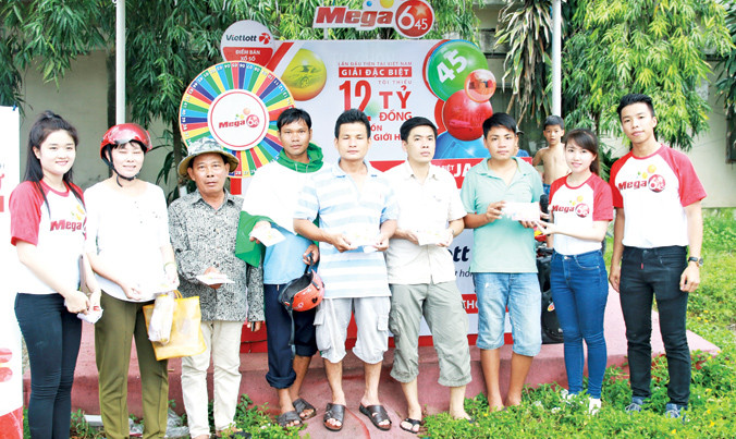 Hoạt động chào mừng Mega 6/45 có mặt tại 5 tỉnh Ðông Nam bộ (Cần Thơ, An Giang, Bình Dương, Ðồng Nai, Bà Rịa - Vũng Tàu).