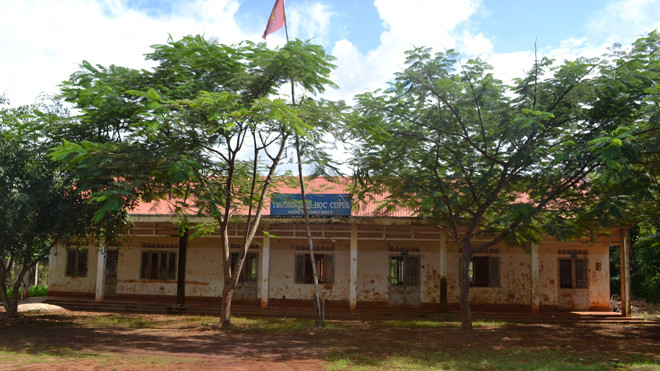 Điểm trường đội 2 bị bỏ hoang.