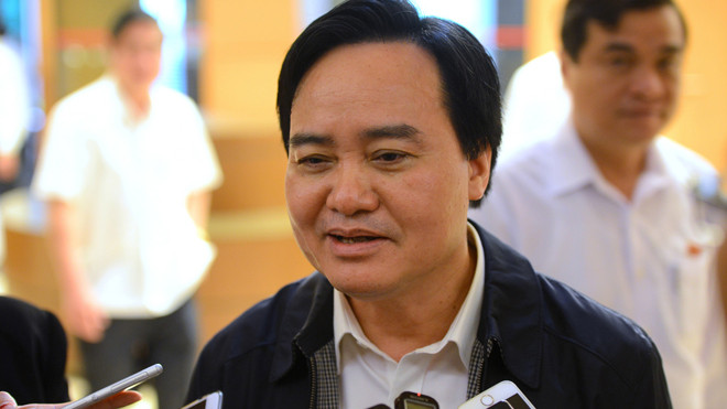 Bộ trưởng Bộ GD&ĐT Phùng Xuân Nhạ. Ảnh: Như Ý