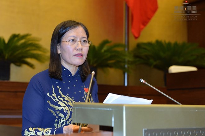 Chủ nhiệm Ủy ban Tư pháp Lê Thị Nga