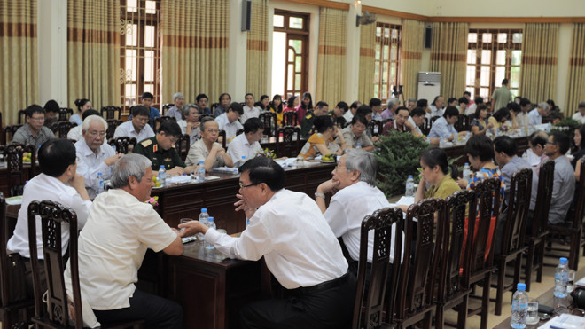 Khán phòng Hội thảo. Ảnh: Minh Tú