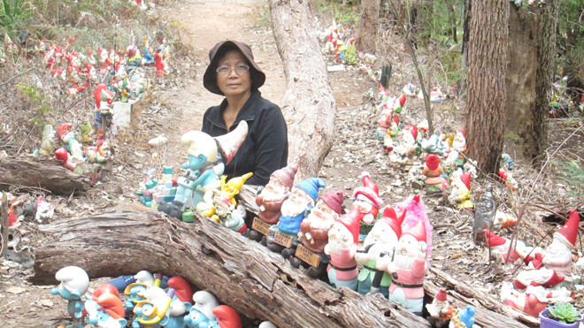 Tác giả bài viết tại “thành phố” hình nhân.