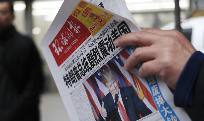 Quan hệ Mỹ - Trung được dự đoán sẽ sóng gió trong năm 2017. Ảnh: Business News