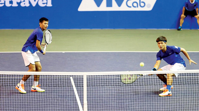 Cặp đôi Hoàng Nam - Hoàng Thiên.