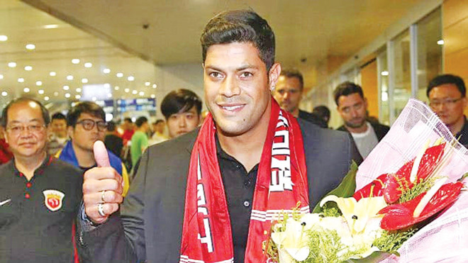 Hulk đang là cầu thủ nhận lương cao nhất thế giới với 320 nghìn bảng/tuần