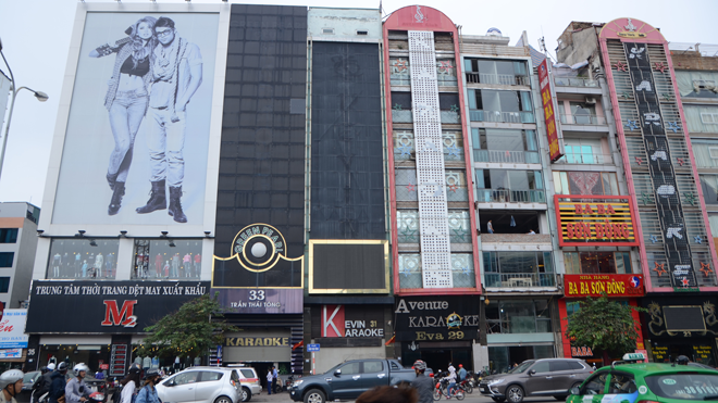 Một đoạn phố Trần Thái Tông, Hà Nội.