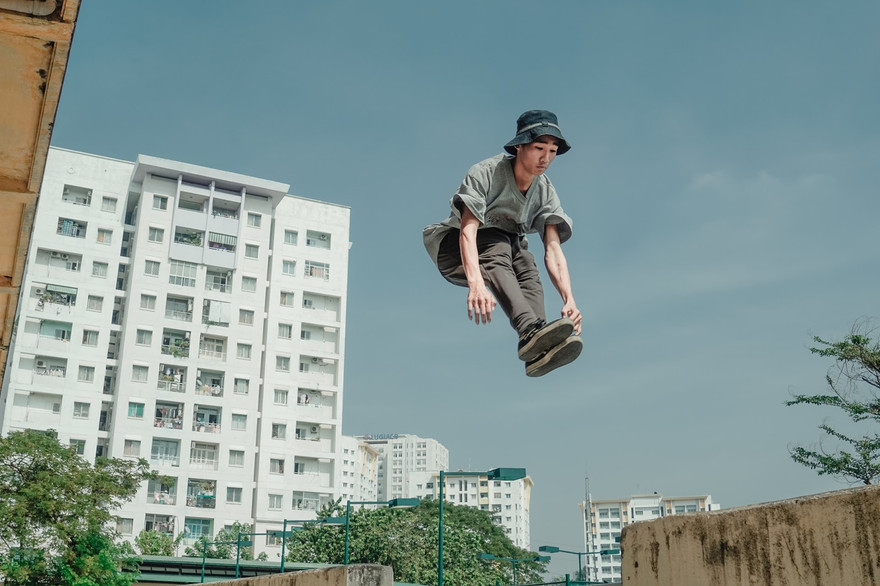 Với Anh Tú, parkour mang lại nhiều thứ đáng giá cho sức khỏe và tâm hồn 