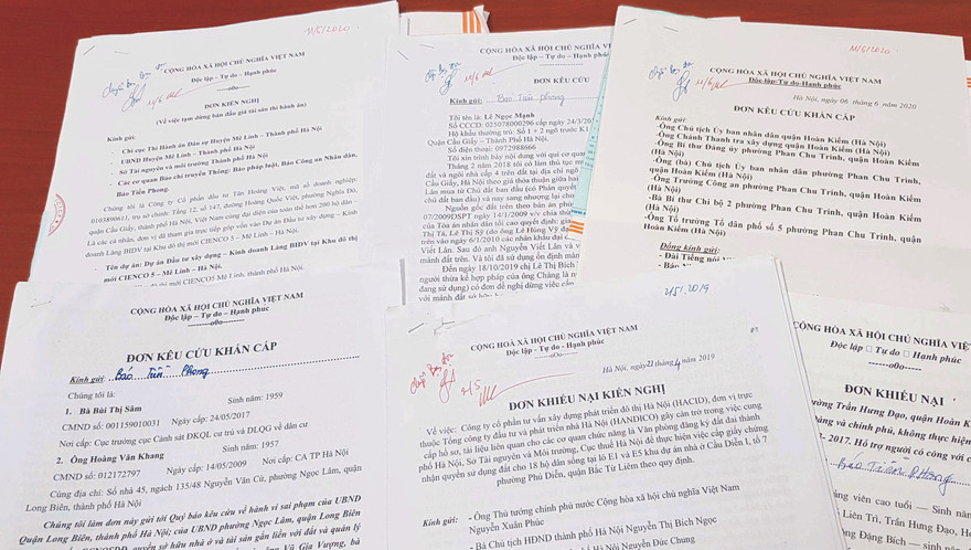 Những đơn thư của bạn đọc gửi về báo Tiền Phong