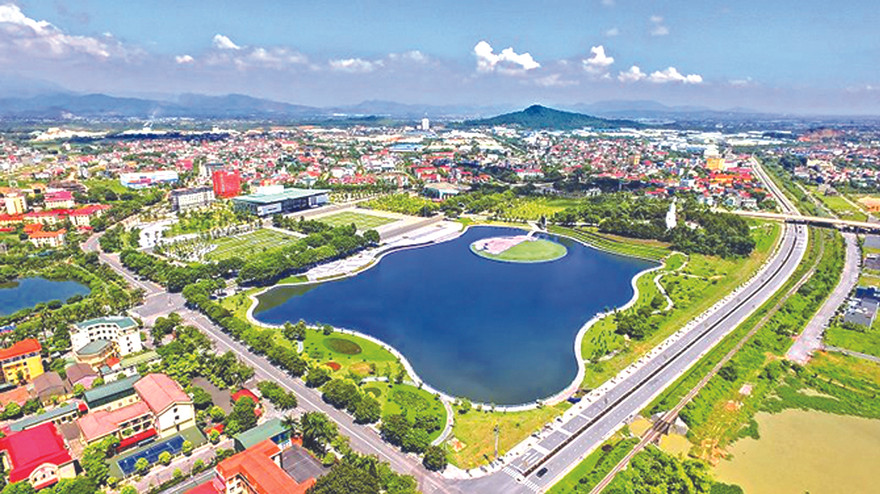 Vĩnh Phúc hướng đến mục tiêu trở thành thành phố trực thuộc Trung ương. Ảnh: như ý 