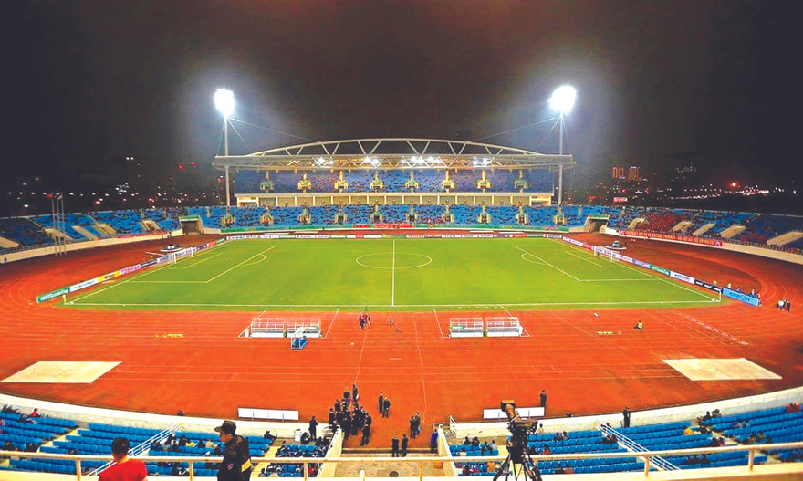 Ngoài đường chạy, bể bơi, Khu LHTTQG Mỹ Đình cần nâng cấp khu nhà ở cho VĐV để đón 2 đội tuyển điền kinh, bơi lội về tập luyện, sinh hoạt. Ảnh: Nguyễn Khánh 