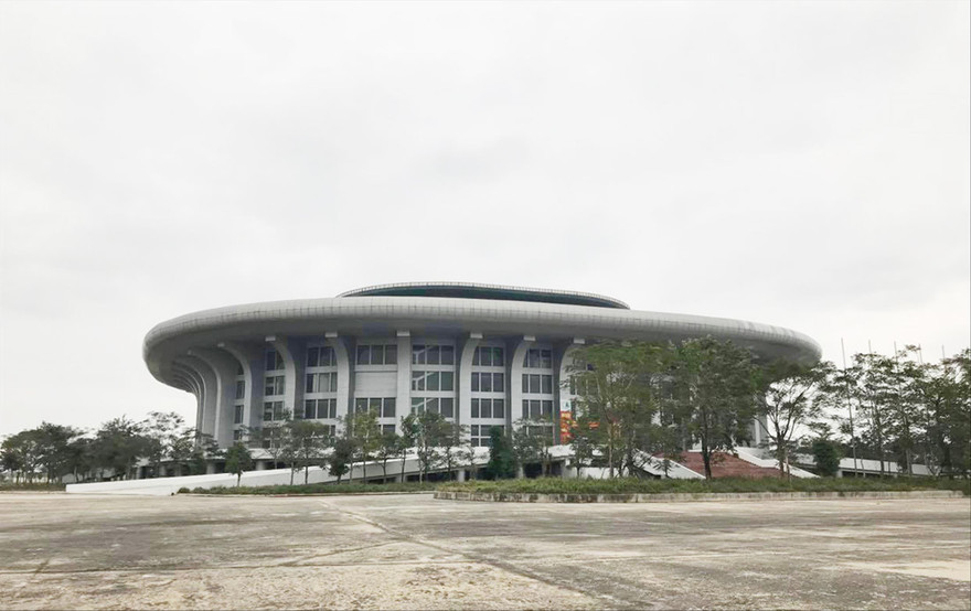 Toàn cảnh Nhà thi đấu thể dục thể thao tỉnh Hà Nam. Ảnh: Trường Phong 