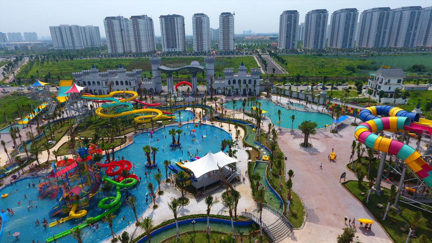 Công viên nước Thanh Hà (Hà Nội) bị kết luận xây dựng không phép và chiếm dụng 31.000m2 đất quy hoạch trồng cây xanh, công cộng 