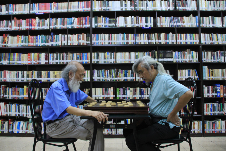 Văn Như Cương, Đoàn Tử Huyến. Ảnh: Nguyễn Đình Toán