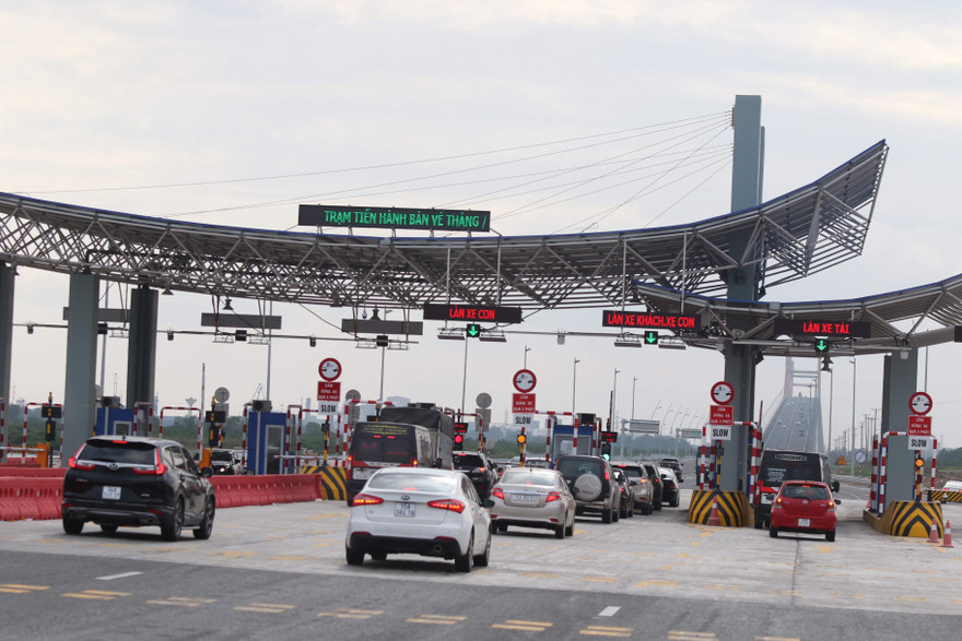 Trạm thu phí BOT Hà Nội- Hải Phòng. Ảnh minh họa