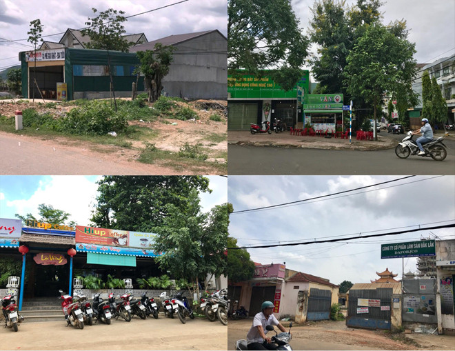 Hàng loạt khu đất công sở bị tự ý sang nhượng, xây quán, cho thuê. Ảnh: C.H