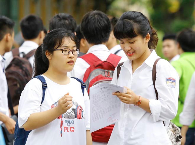 Thí sinh dự thi THPT quốc gia 2018. Ảnh: Như Ý 