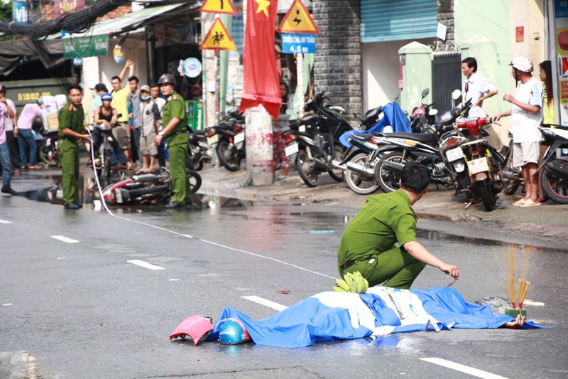 Hiện trường vụ việc.