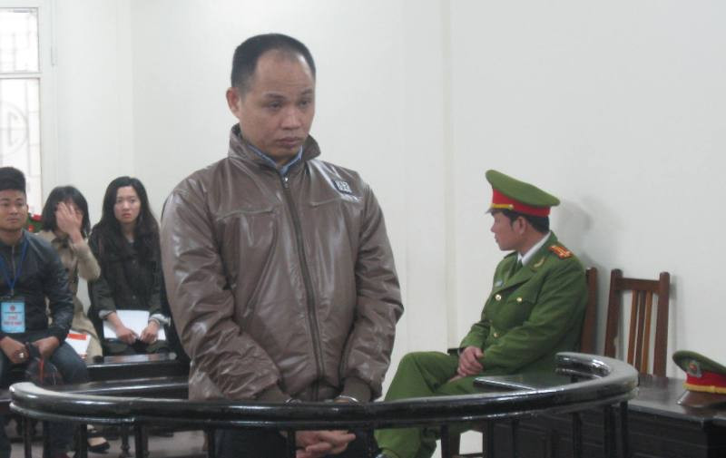 Bị cáo trong phiên xử. Ảnh: BH