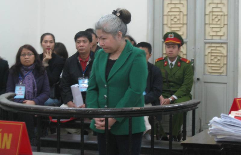 Chủ tịch HDDQT trong phiên xử ngày 14/3. Ảnh: BH