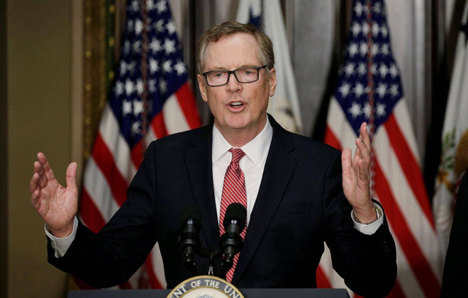 Ông Lighthizer dẫn đầu đoàn đàm phán của Mỹ. ảnh: Reuters