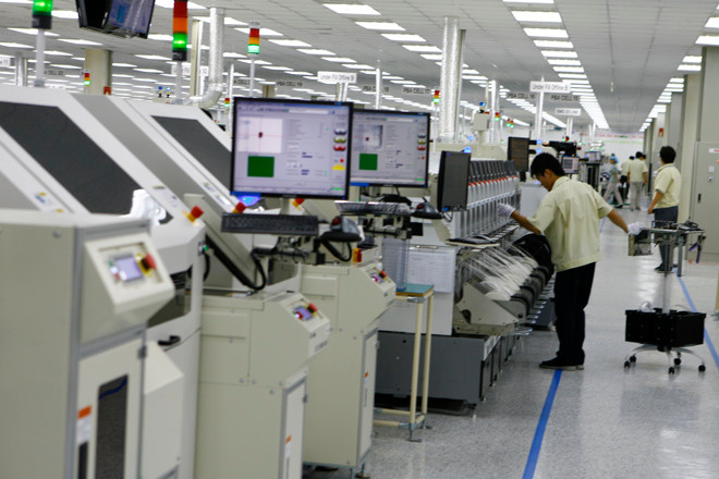 Các doanh nghiệp FDI góp phần vào sự tăng trưởng kinh tế. ảnh: Như Ý