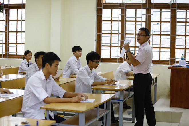 Thí sinh dự thi THPT quốc gia 2018. ảnh: Như Ý 