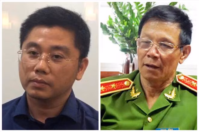 Trùm cờ bạc Nguyễn Văn Dương (trái) khai chi 10 tỷ đồng cho các bữa tiếp khách của tướng Phan Văn Vĩnh