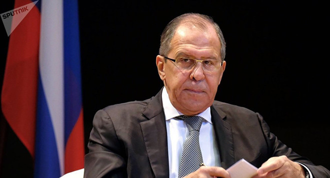 Ngoại trưởng Nga Lavrov. ảnh: Sputnik 