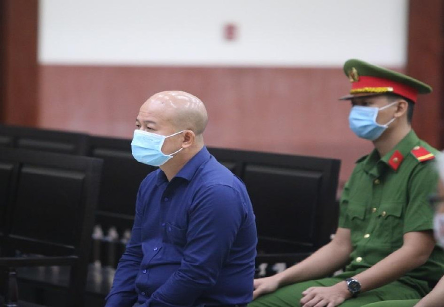 Bị cáo Đinh Ngọc Hệ tại phiên tòa phúc thẩm Ảnh: T.C