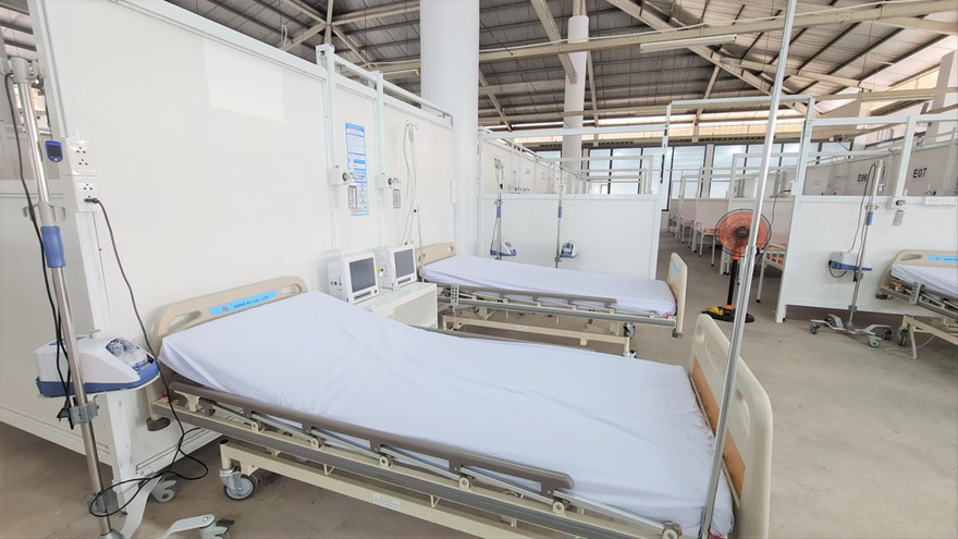 Bình Dương đưa vào hoạt động phòng khám, điều trị COVID-19 trong khu công nghiệp. Ảnh: H.C 