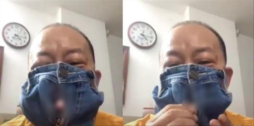 Clip làm khẩu trang phản cảm của Đức Hải nhân dịp này cũng bị khui lại 