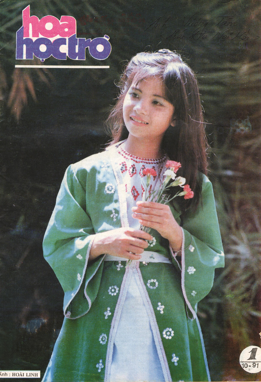 Bìa báo Hoa Học Trò số 1 (10/1991)