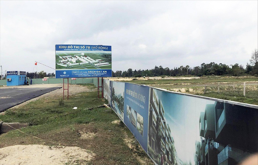 Dự án Khu đô thị 7B mở rộng của Cty CP Bách Đạt An tại TX Điện Bàn, Quảng Nam