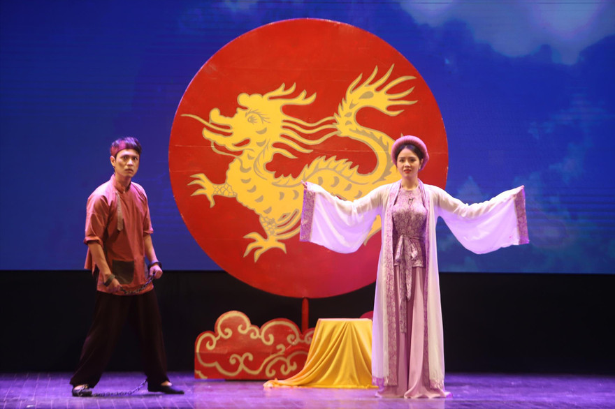 Một trong số trích đoạn tiêu biểu tại lễ kỷ niệm Ảnh: KỲ SƠN 