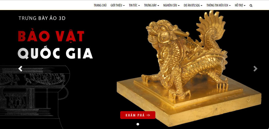 Ứng dụng công nghệ ảo để chiêm ngưỡng bảo vật quốc gia