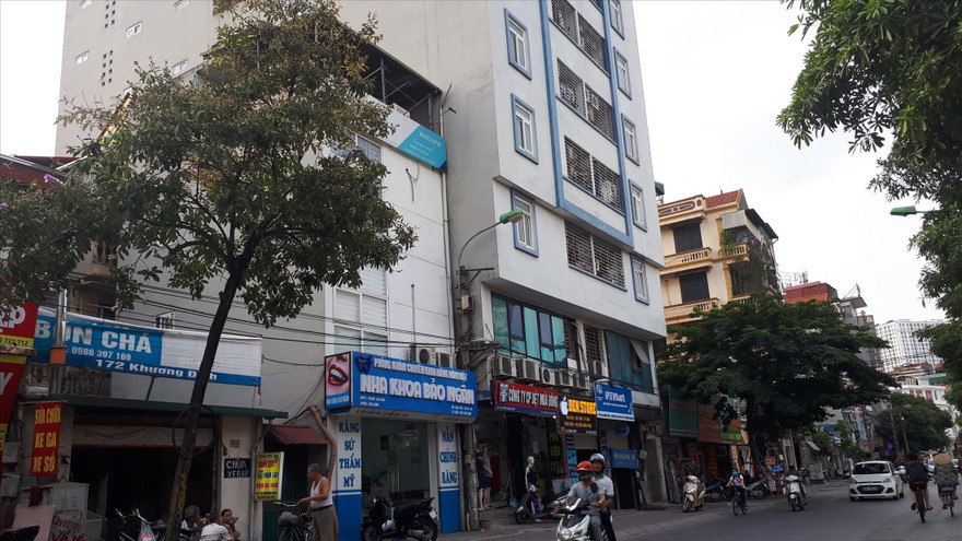 Chung cư mini trên phố Khương Trung (Thanh Xuân, Hà Nội) Ảnh:Như Ý 