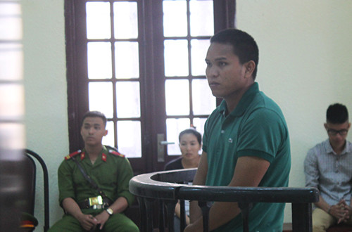 Nam tại phiên toà. Ảnh: Thanh Lộc/VnExpress