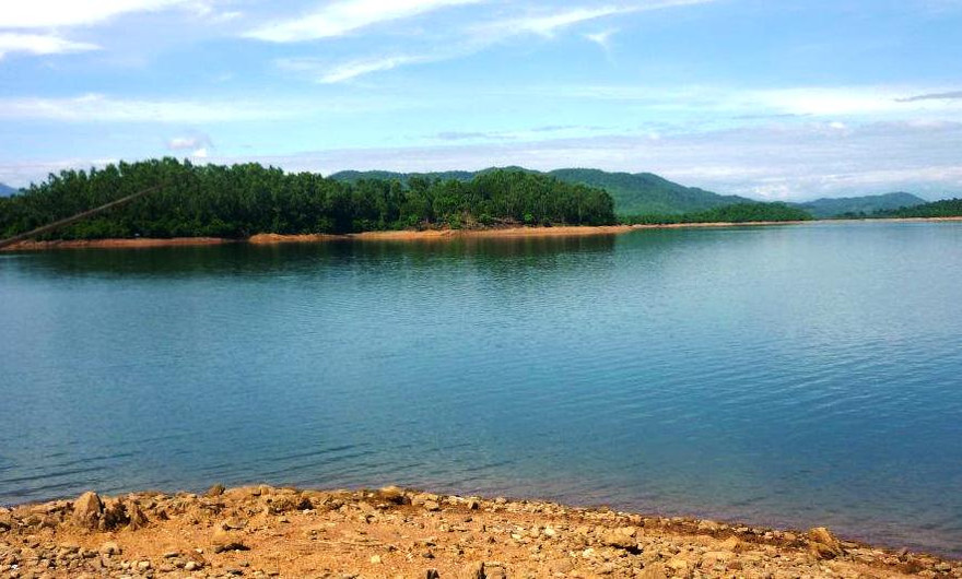 Hồ Phú Ninh nơi xảy ra sự việc