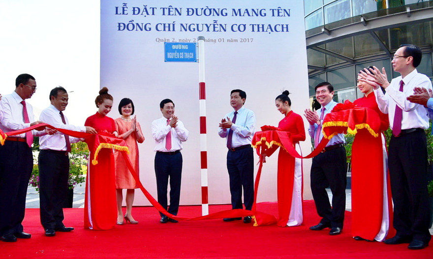 Khu đô thị Thủ Thiêm có đường Nguyễn Cơ Thạch
