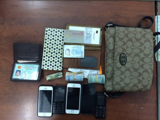 Tài sản nghi trộm cắp bị công an thu giữ.