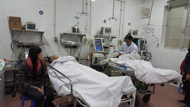 Bệnh nhân cấp cứu tại BV Việt Đức. Ảnh: H.Hải/Dân Trí