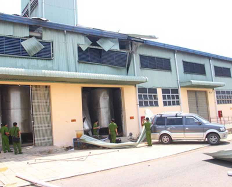 Hiện trường vụ việc. Ảnh: Thanh Hải